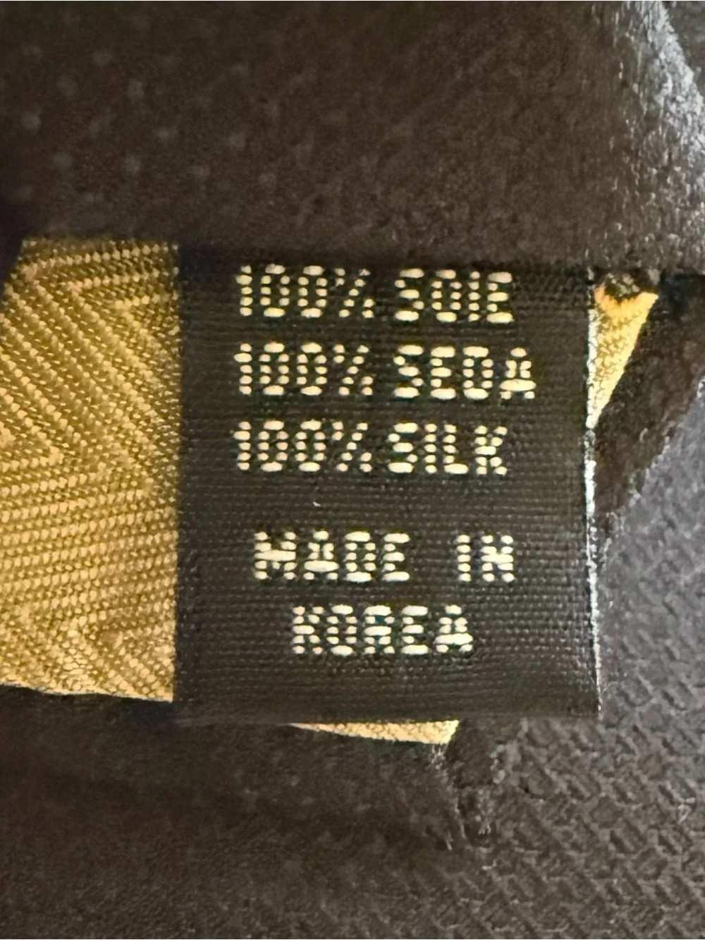 Bello Uomo Silk  Solid Black Textured Men's Tie 54’ x 4